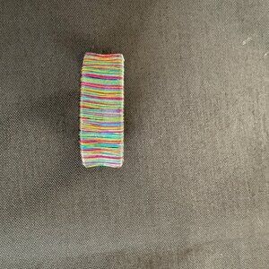 Funky, Multicolored Metal Cuff Bracelet